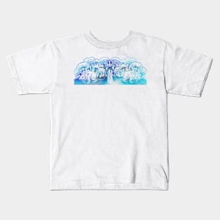 Rat Princess in Blue Kids T-Shirt